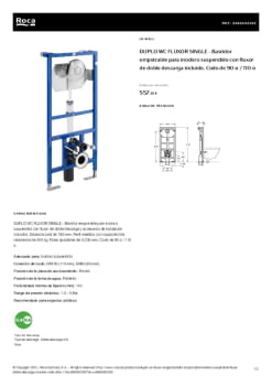 Fitxa producte ROCA A890092300