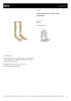 Fitxa producte ROCA A822091001