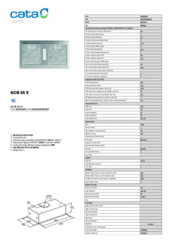 Ficha técnica CATA 02030300