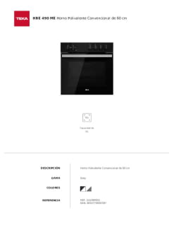 Ficha técnica TEKA 111280001