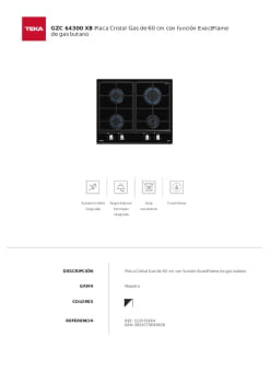 Fitxa tècnica TEKA 112570194