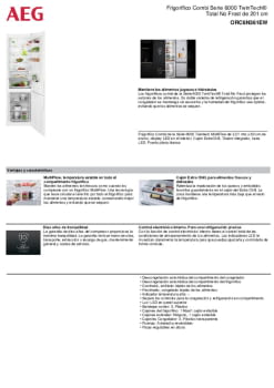 Fitxa tècnica AEG ORC6N361EW