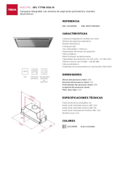 Fitxa tècnica TEKA 113100008