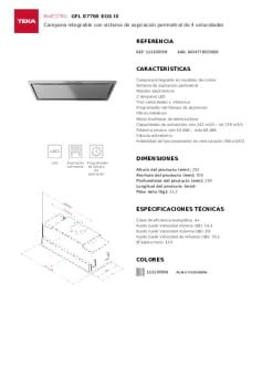 Fitxa técnica TEKA 113100009