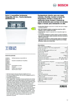 Fitxa tècnica BOSCH SBH4HVX14E