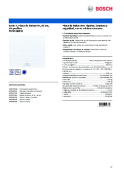 Fitxa tècnica BOSCH PIF612BB1E