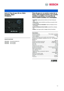 Fitxa tècnica BOSCH PPH6A6I10
