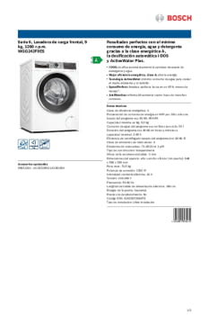 comprar lavadora Bosch 9kg 1200rpm buen precio I-DOS