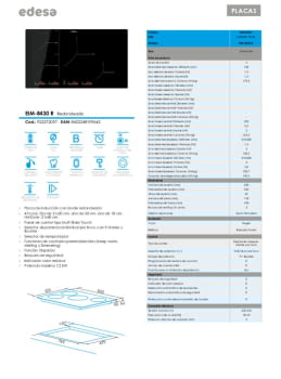 Ficha técnica EDESA 922272057