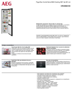 Fitxa tècnica AEG ORC8M361EE