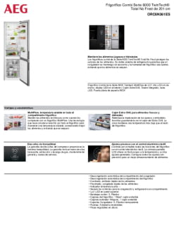 Fitxa tècnica AEG ORC6N361ES