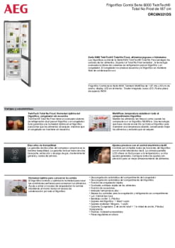 Fitxa tècnica AEG ORC6N321DS