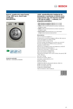 Lavadora Bosch WAL28PH1ES 10Kg – qubbos