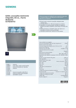 Ficha técnica SIEMENS SX75ZX07CE