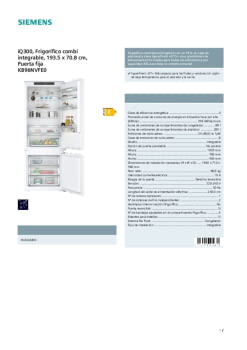 Fitxa tècnica SIEMENS KB96NVFE0