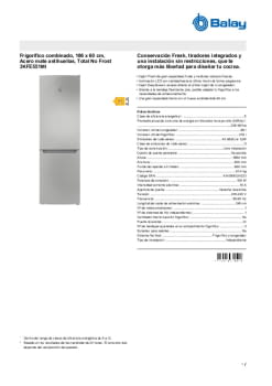 Ficha tecnica BALAY 3KFE551MI.pdf Ficha tecnica BALAY 3KFE551MI.pdf