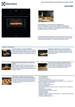 Ficha técnica ELECTROLUX OEF5H50BK