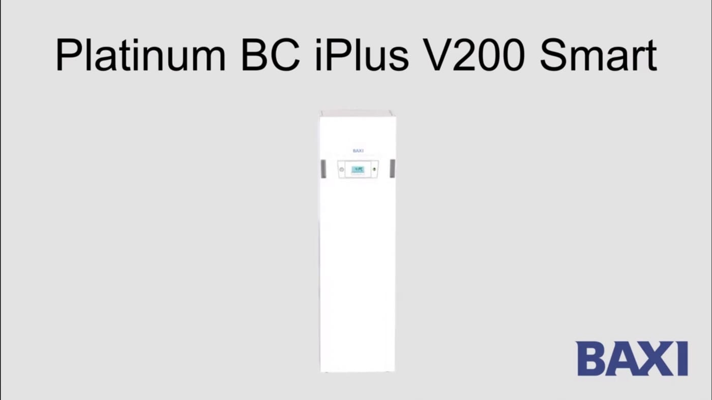 Nova bomba de calor Baxi Platinum BV iPlus V2000 Smart
