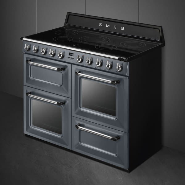 SMEG TR4110IGR COCINA GRIS INDUCCIÓN 5 FUEGOS 110X60CM A VICTORIA VaporClean - 3