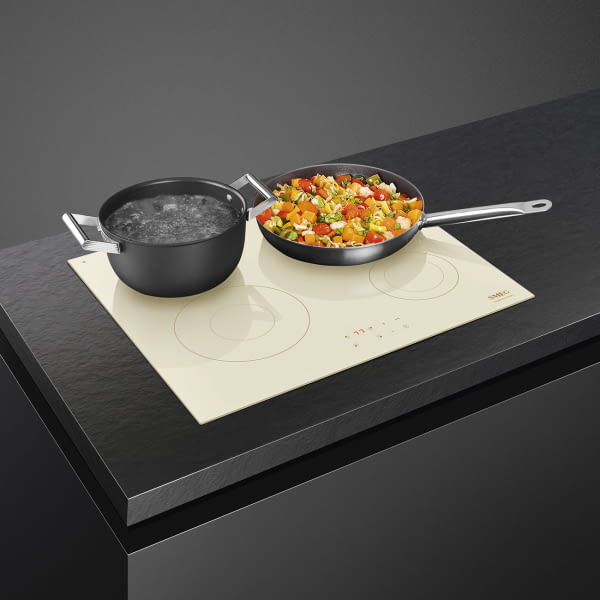 SMEG SI2641DP INDUCCION CREMA 4 ZONAS 60CM Colonial - 5