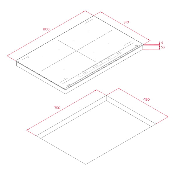 TEKA IZF 99770 MST BK INDUCCION 90CM 6 ZONAS FLEX Home Connect (duplicate) - 9