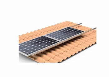 01H2 - SUPORT COPLANAR P/COBERTA TEULA A/ANCLATGES HORITZONTAL 2 MODULS - SUNFER - 2