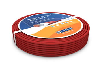 5601004.RR100 - MT. CABLE SOLAR L.H. PV H1Z2Z2-K 1500V 1X4 VERMELL - TOP CABLE - 2