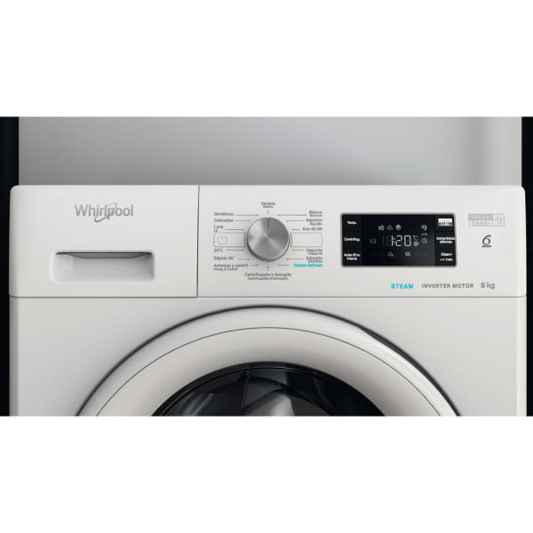 WHIRLPOOL FFB 8258 WV SP LAVADORA BLANCA 8KG 1200RPM B 6th Sense - 6