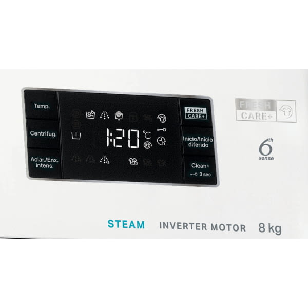 WHIRLPOOL FFB 8258 WV SP LAVADORA BLANCA 8KG 1200RPM B 6th Sense - 9