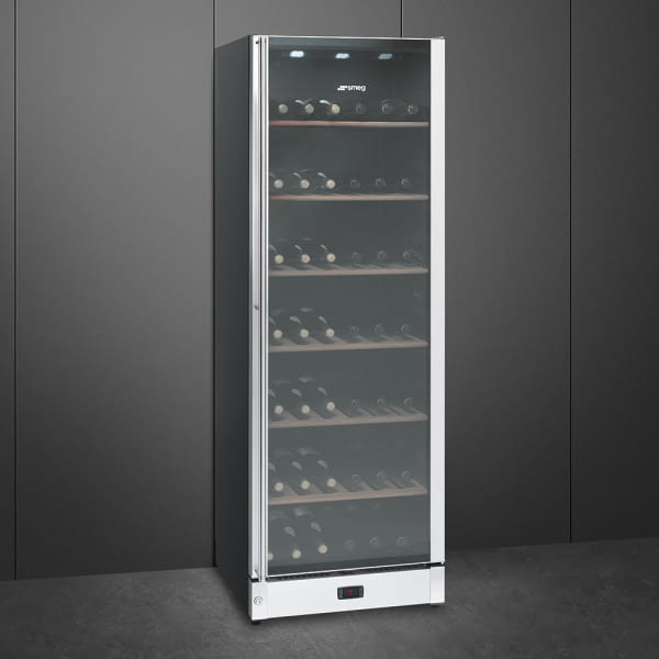 SMEG SCV115A VINOTECA CRISTAL INOX 186X60CM G Wine Cellar Derecha - 2