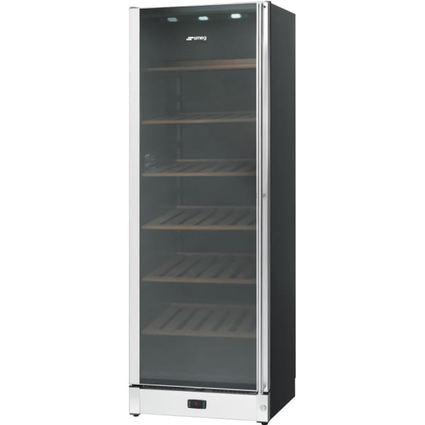 SMEG SCV115AS VINOTECA CRISTAL INOX 186X60CM G Wine Cellar Izquierda