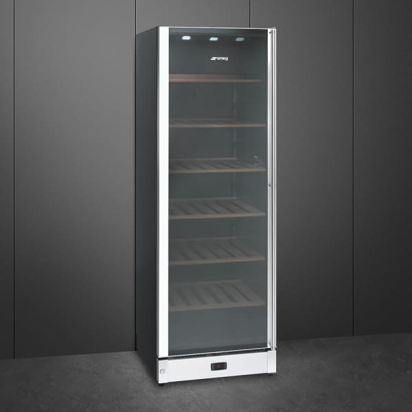 SMEG SCV115AS VINOTECA CRISTAL INOX 186X60CM G Wine Cellar Izquierda - 2