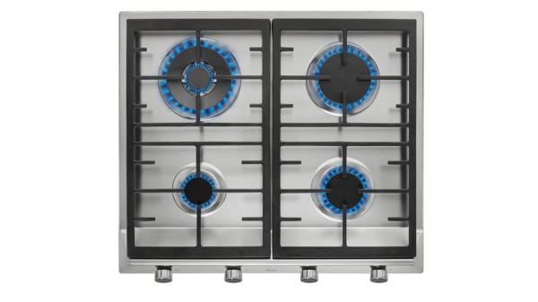 TEKA EX 60.1 4G AI AL DR CI NAT PLACA INOX GAS NATURAL 60CM 4 FUEGOS High Efficiency Burners - 2