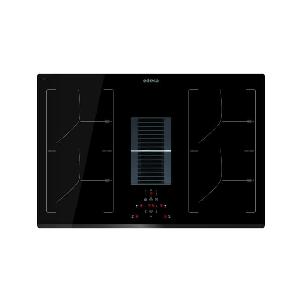 EDESA EIT-7422 DD B /A INDUCCION CON EXTRACTOR INTEGRADO 80CM 4 ZONAS