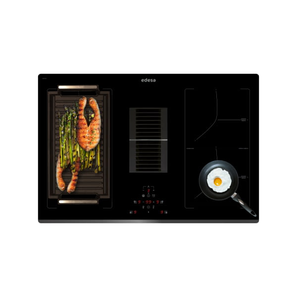 EDESA EIT-7422 DD B /A INDUCCION CON EXTRACTOR INTEGRADO 80CM 4 ZONAS - 3