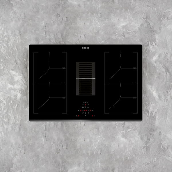 EDESA EIT-7422 DD B /A INDUCCION CON EXTRACTOR INTEGRADO 80CM 4 ZONAS - 5