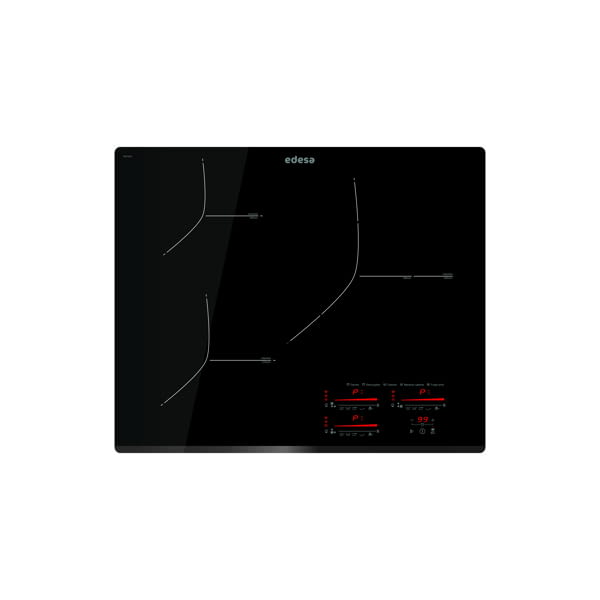 EDESA EIMS-6332 B INDUCCION 60CM 3 ZONAS MAX 32CM Función Stop&Go