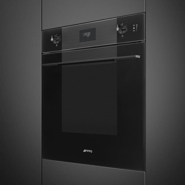 SMEG SOP6101S2B3 HORNO VAPOR PIROLITICO CRISTAL NEGRO ABATIBLE LINEA A+ - 2