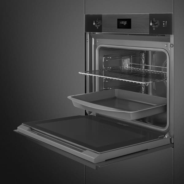SMEG SO6101S2B3 HORNO VAPOR MULTIFUNCION CRISTAL NEGRO ABATIBLE LINEA A+ - 4