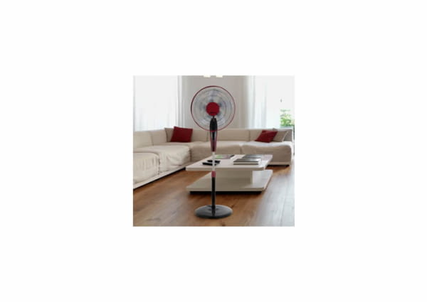 213941030 - VENTILADOR DE PEU BORLON BURDEOS/NEGRE - FABRILAMP