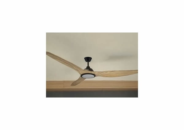 VT1140 - VENTILADOR SOSTRE GARBI 24W 1960LM NEGRE/FUSTA CCT - ECOLUX