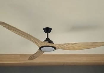 VT1140 - VENTILADOR SOSTRE GARBI 24W 1960LM NEGRE/FUSTA CCT - ECOLUX - 2