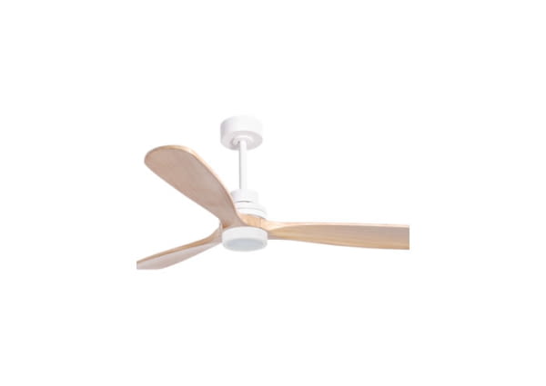 VT1126 - VENTILADOR SOSTRE PONIENTE 18W FUSTA/NIQUEL CCT - ECOLUX