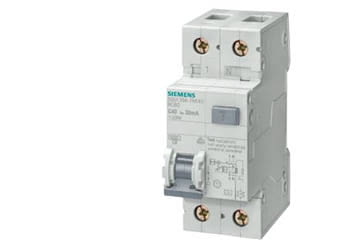 5SU1356-1KK16 - INTERRUPTOR DIFERENCIAL COMBINAT 2 MOD. TIPUS AC P=70MM 30MA 6KA 1P+N – SIEMENS - 2