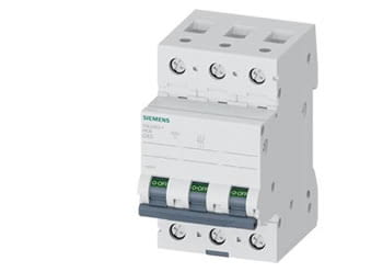 5SL4363-7 - INTERRUPTOR AUTOM. 70MM ACCESSORIABLE 10KA CORBA C 3 POLS 63A – SIEMENS - 