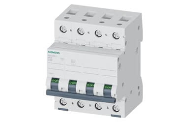 5SL4450-7 - INTERRUPTOR AUTOM. 70MM ACCESSORIABLE 10KA CORBA C 4 POLS 50A – SIEMENS - 