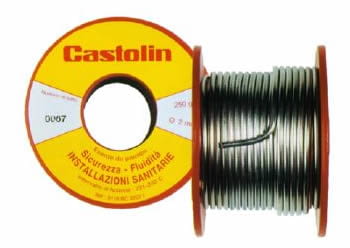 3060RTE20 - ESTAÑO PLATA 6% 2MM. ROLLO 250GR. - CASTOLIN - 