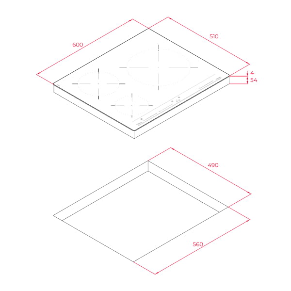 TEKA IBC 63010 INDUCCION 60CM 3 ZONAS MAX 28CM Stock - 9