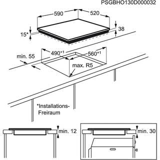 ELECTROLUX EHF6231IOK VITROCERAMICA 60CM 3 ZONAS MAX 27CM Easy set up - 6