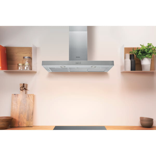 INDESIT IHBS 9.4 LM X CAMPANA INOX 60CM 581M3/H C Luz LED - 2